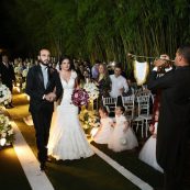 Estrutura para casamento corredor